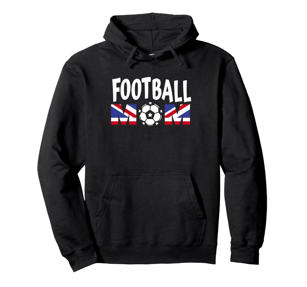 Football Mom Soccer Game Day Gift Proud Hoodie - Unique Graphic Unisex - T-Shirt, Sweatshirt, Hoodie