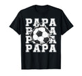 Soccer Papa Cracked Wall Family Matching T-Shirt - Graphic Print Men Women - T-Shirt, Sweatshirt, Hoodie