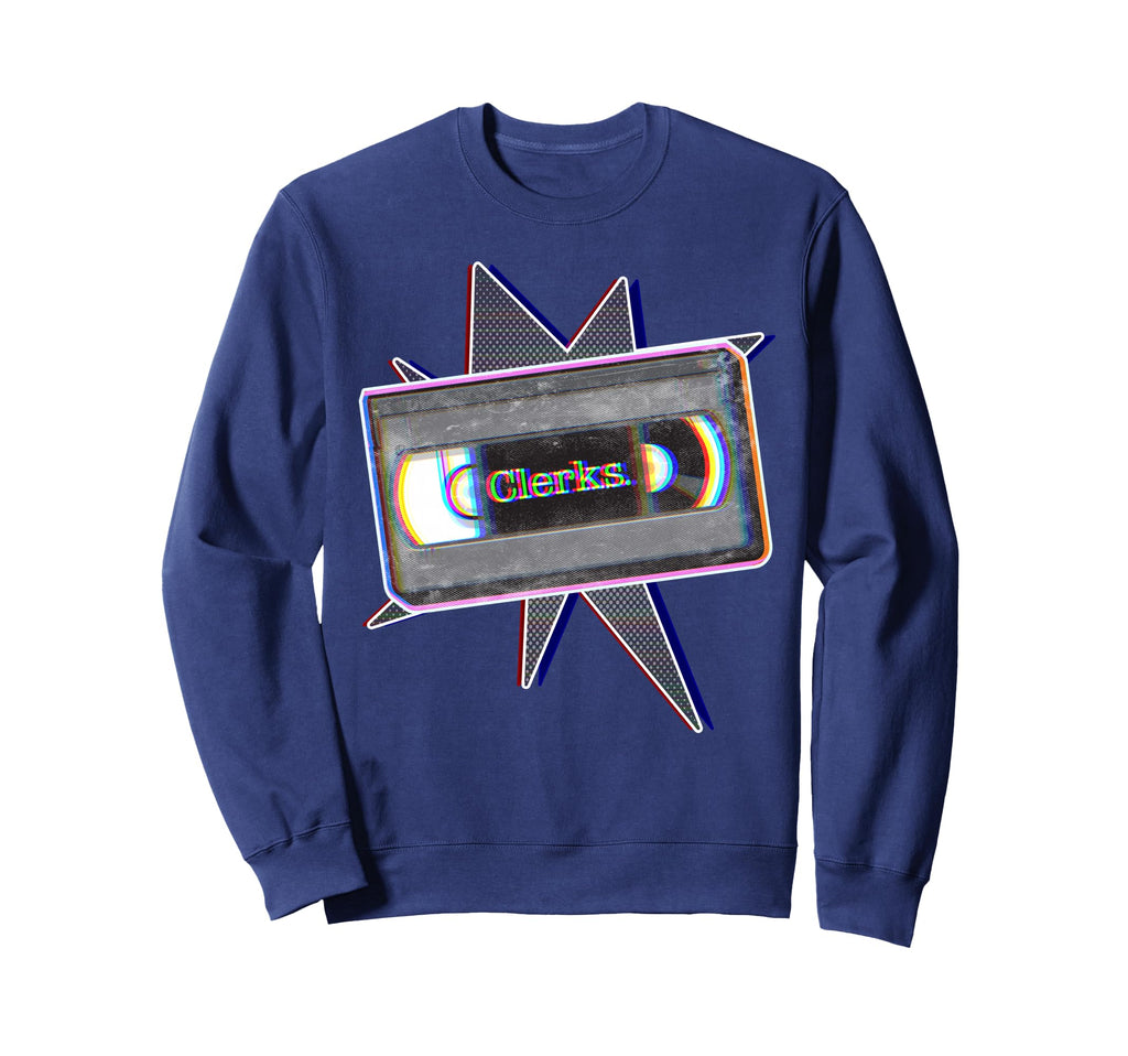 Kevin Smith Clerks Vhs Cassette Sweatshirt - Casual Everyday Wear Unisex - T-Shirt, Sweatshirt, Hoodie