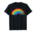 Rainbow Distressed T-Shirt - Custom Art Print Men Women - T-Shirt, Sweatshirt, Hoodie