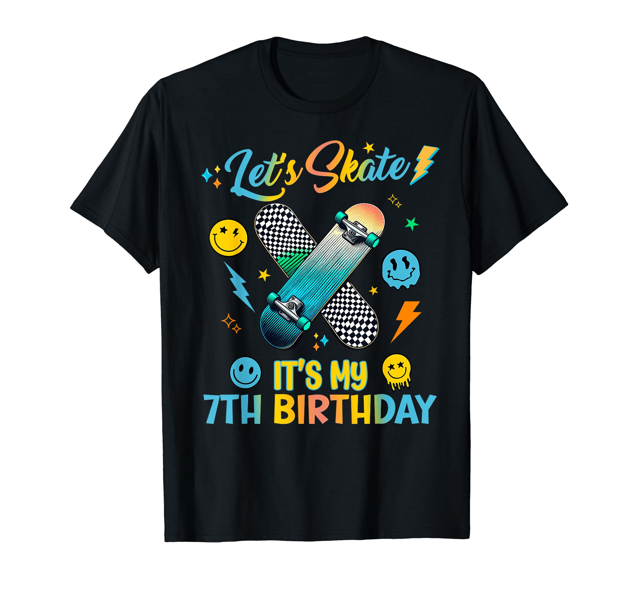 Skateboard Birthday Roller Skates Hoodie - Novelty Apparel for Adults - T-Shirt, Sweatshirt, Hoodie