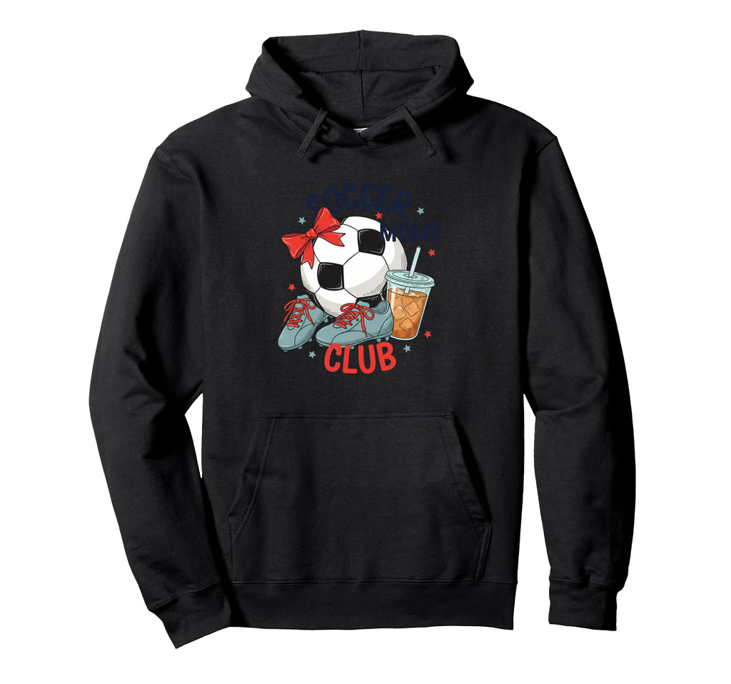 Soccer Moms Club Soccer Mom Mom Hoodie - Streetwear Style for Adults - T-Shirt, Sweatshirt, Hoodie