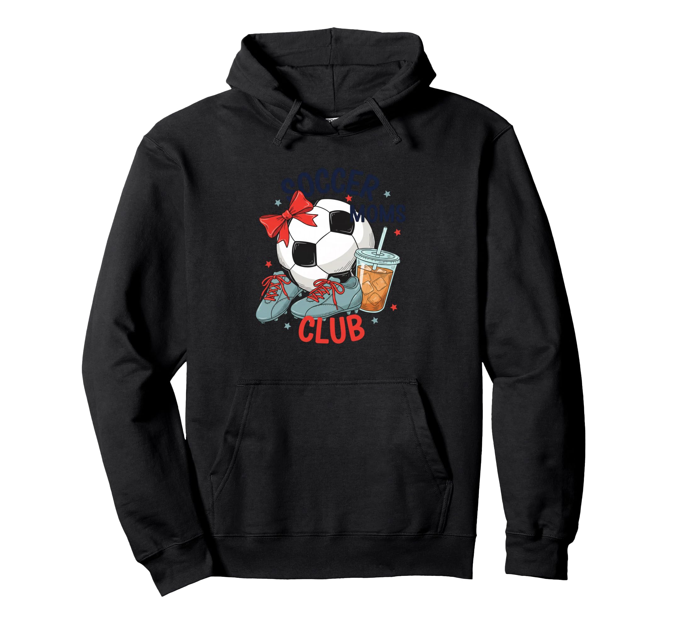 Soccer Moms Club Soccer Mom Mom Hoodie - Streetwear Style for Adults - T-Shirt, Sweatshirt, Hoodie
