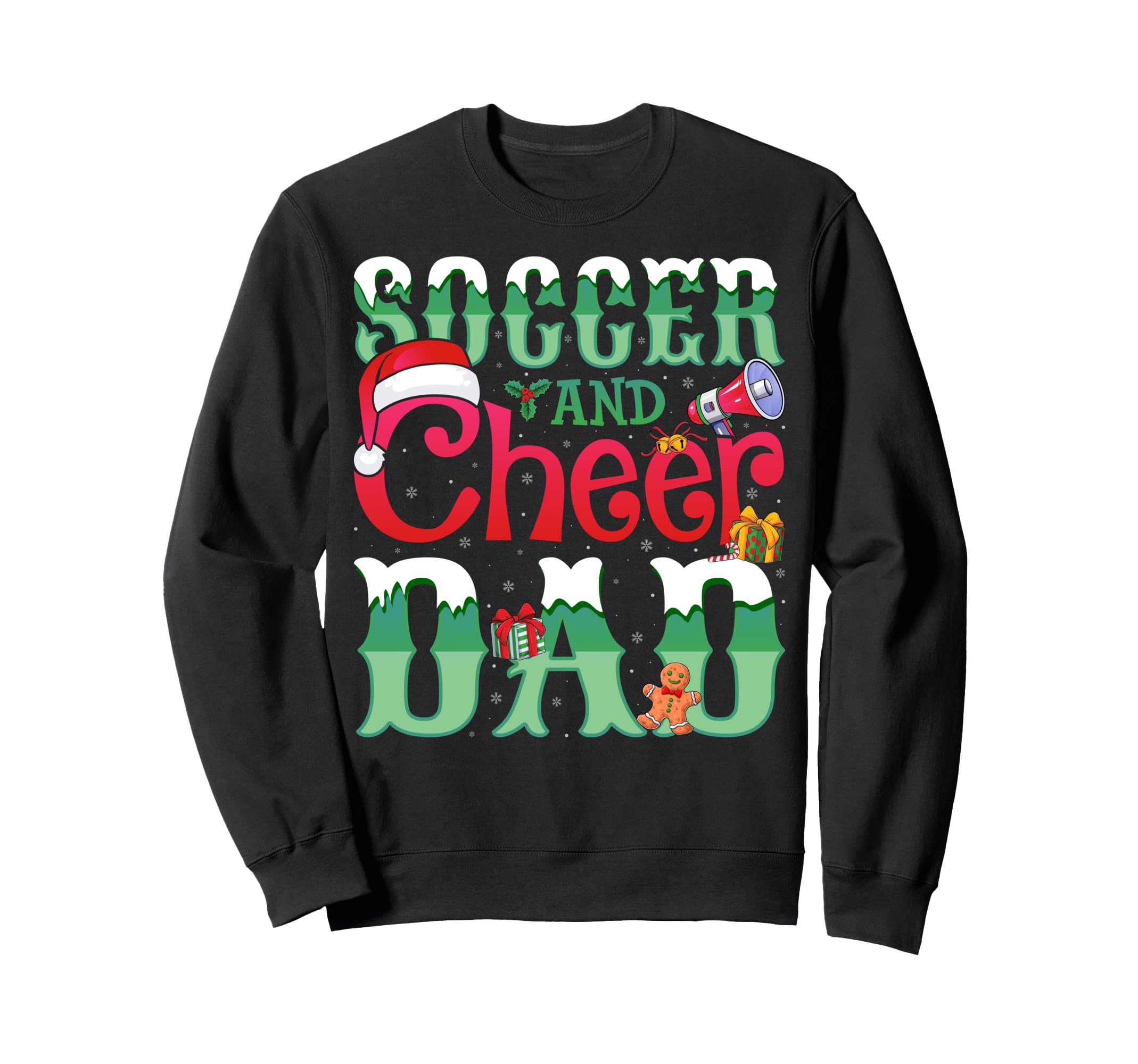 Soccer And Cheer Dad Cheerleader Sweatshirt - Streetwear Style Men Women - T-Shirt, Sweatshirt, Hoodie
