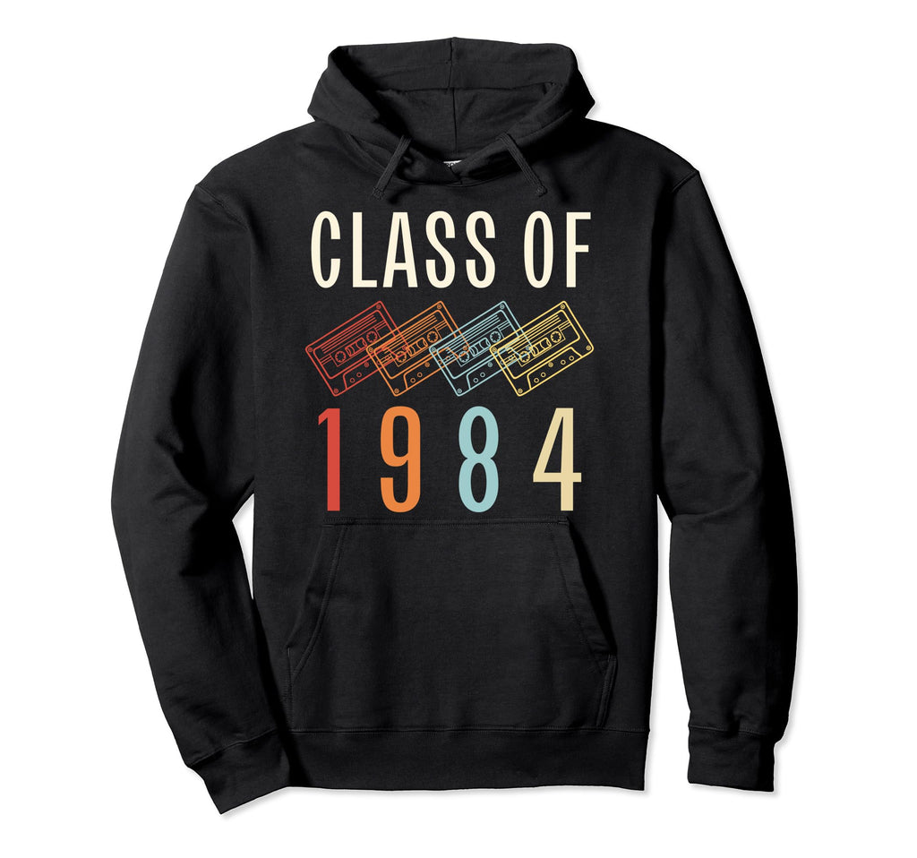 Class 1984 Cassette Tape 40Th Reunion Hoodie - Minimalist Print Unisex - T-Shirt, Sweatshirt, Hoodie