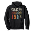 Class 1984 Cassette Tape 40Th Reunion Hoodie - Minimalist Print Unisex - T-Shirt, Sweatshirt, Hoodie