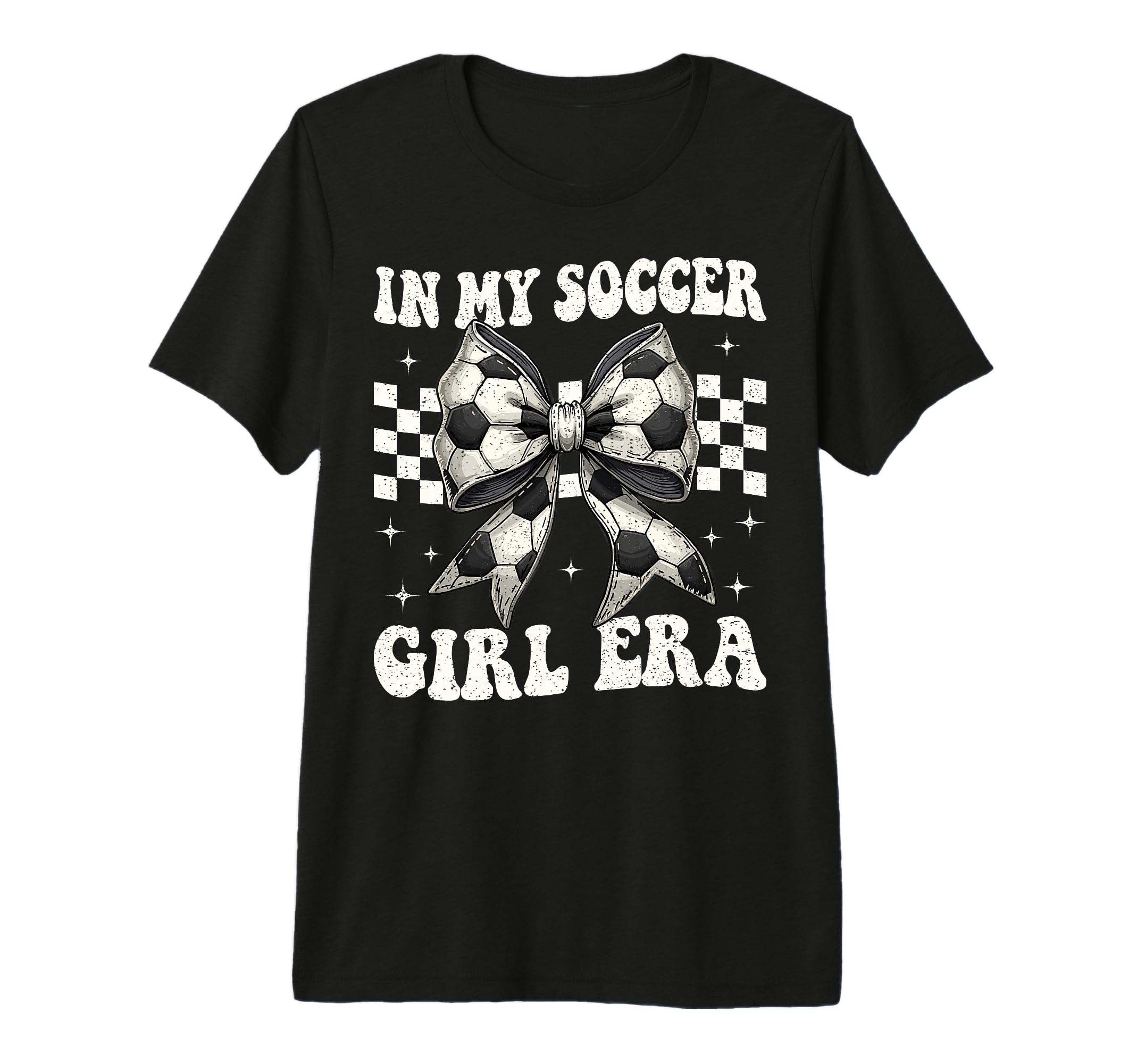 My Soccer Era Coquette Bow Soccer Tri T-Shirt - Aesthetic Graphic Unisex - T-Shirt, Sweatshirt, Hoodie