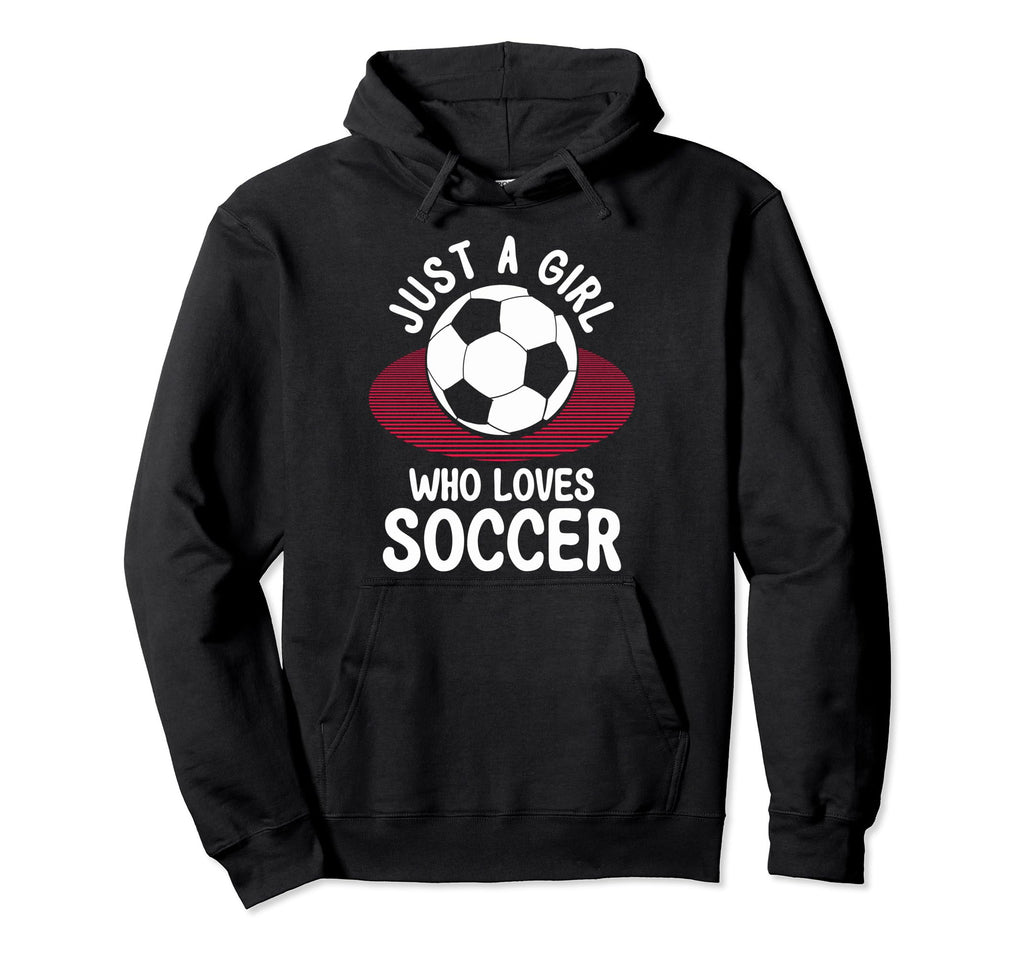 Just Who Loves Soccer Soccer Teams Hoodie - Minimalist Print for Adults - T-Shirt, Sweatshirt, Hoodie