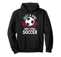 Just Who Loves Soccer Soccer Teams Hoodie - Minimalist Print for Adults - T-Shirt, Sweatshirt, Hoodie