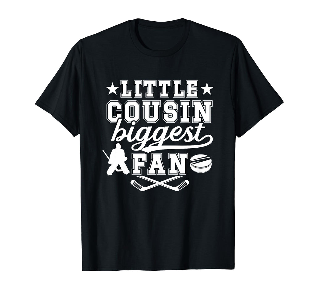 Little Cousin Hockey Goalie Cousin T-Shirt - Custom Art Print for Adults - T-Shirt, Sweatshirt, Hoodie