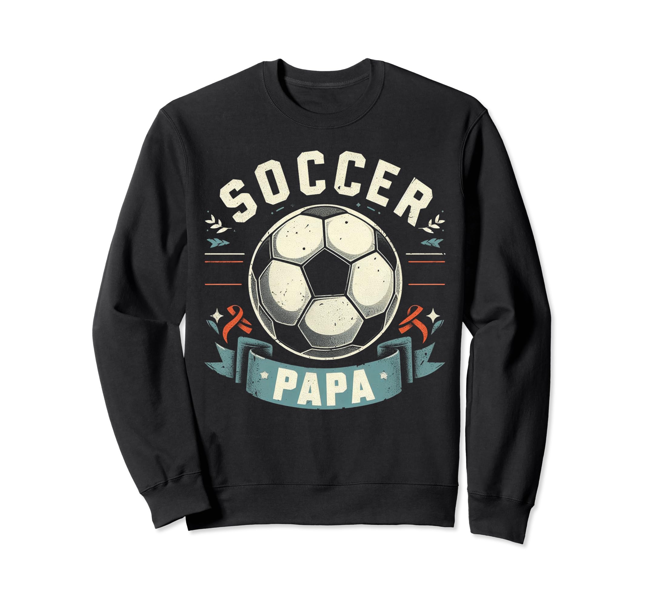 Soccer Papa Family Matching Sweatshirt - Casual Everyday Wear for Adults - T-Shirt, Sweatshirt, Hoodie