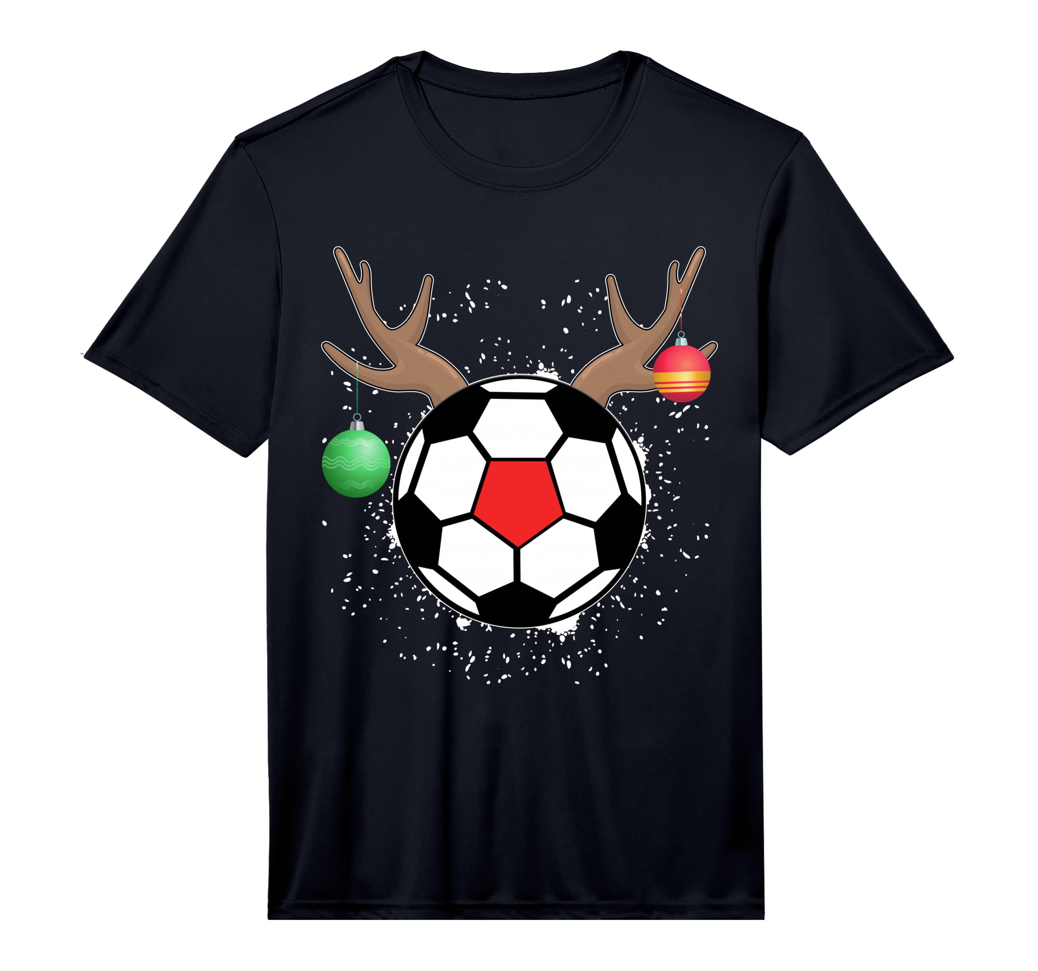 Rednose Reindeer Soccer Outfit T-Shirt - Casual Everyday Wear Unisex - T-Shirt, Sweatshirt, Hoodie
