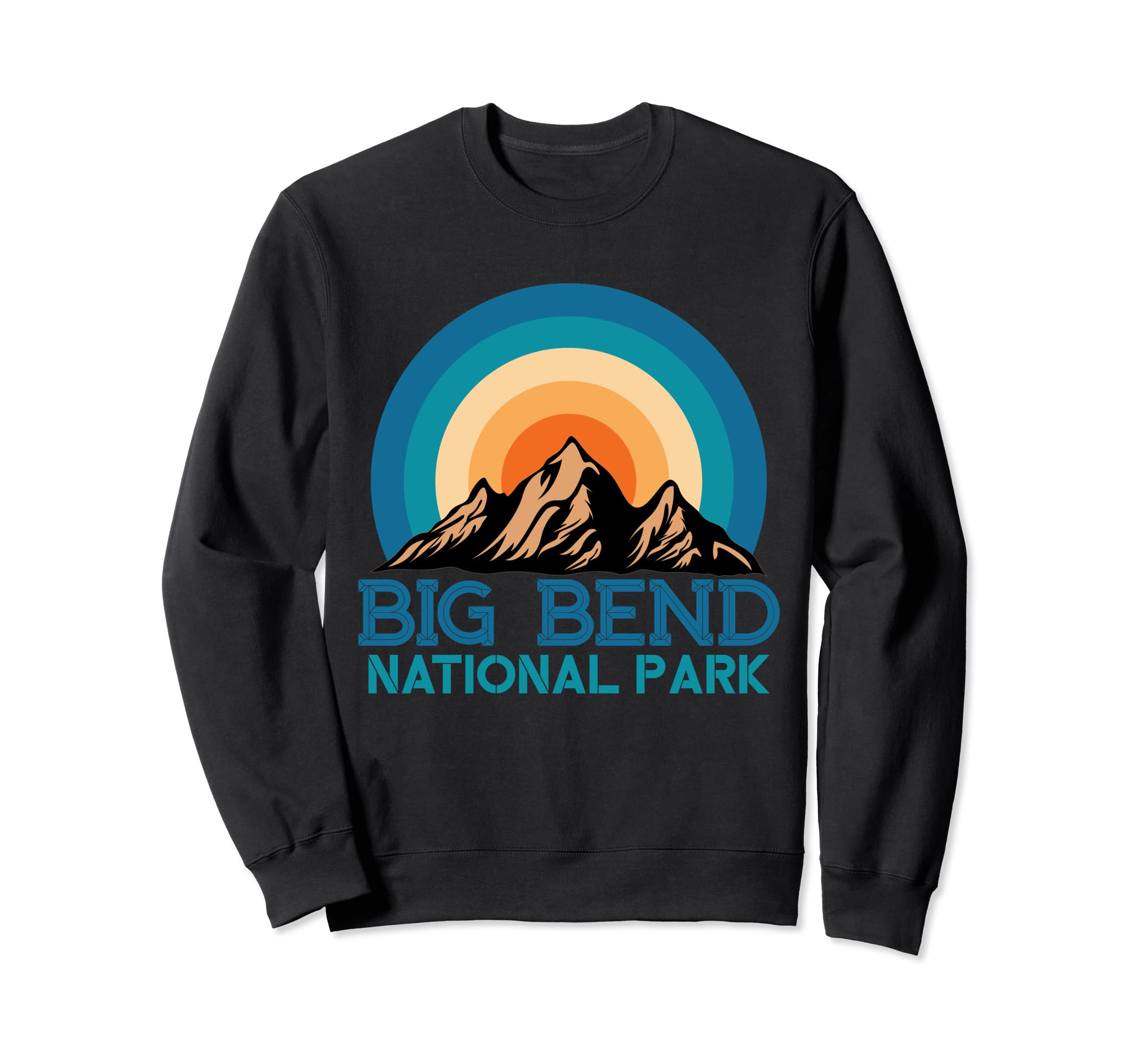 Big Bend National Park Mountain Sweatshirt - Minimalist Print Men Women - T-Shirt, Sweatshirt, Hoodie