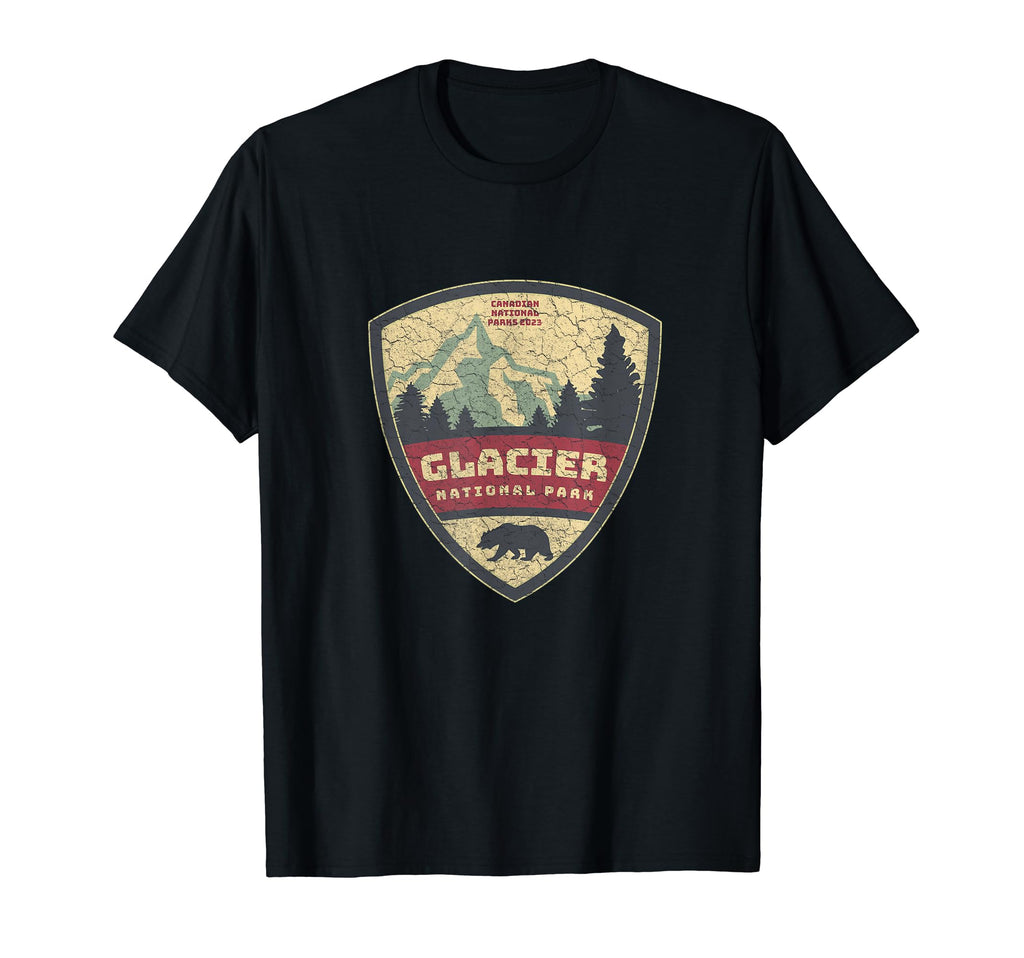 2023 Canadian Glacier National Park T-Shirt - Custom Art Print Unisex - T-Shirt, Sweatshirt, Hoodie