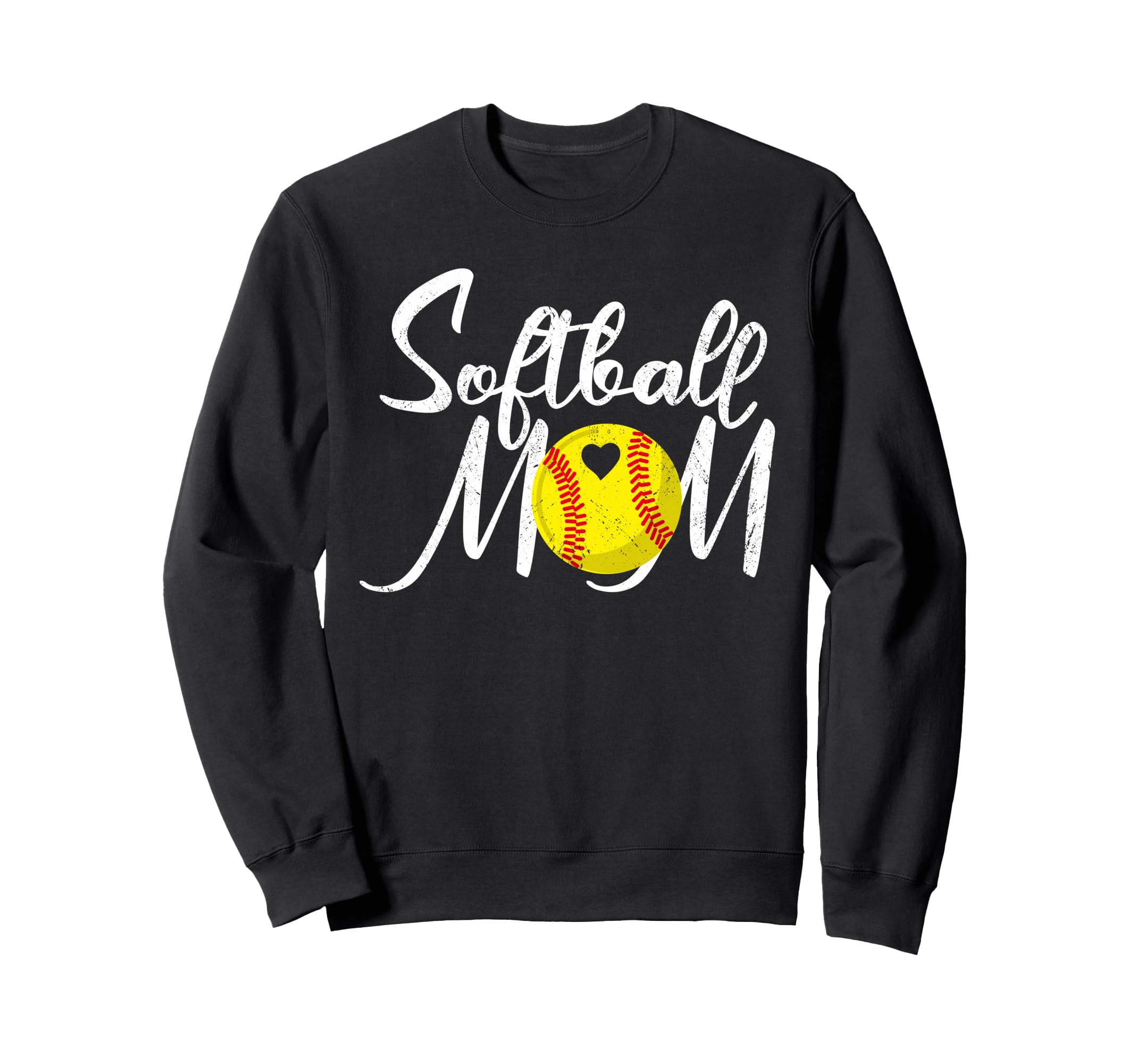 Softball Mom Mama Mothers Day Sweatshirt - Unique Graphic Unisex - T-Shirt, Sweatshirt, Hoodie