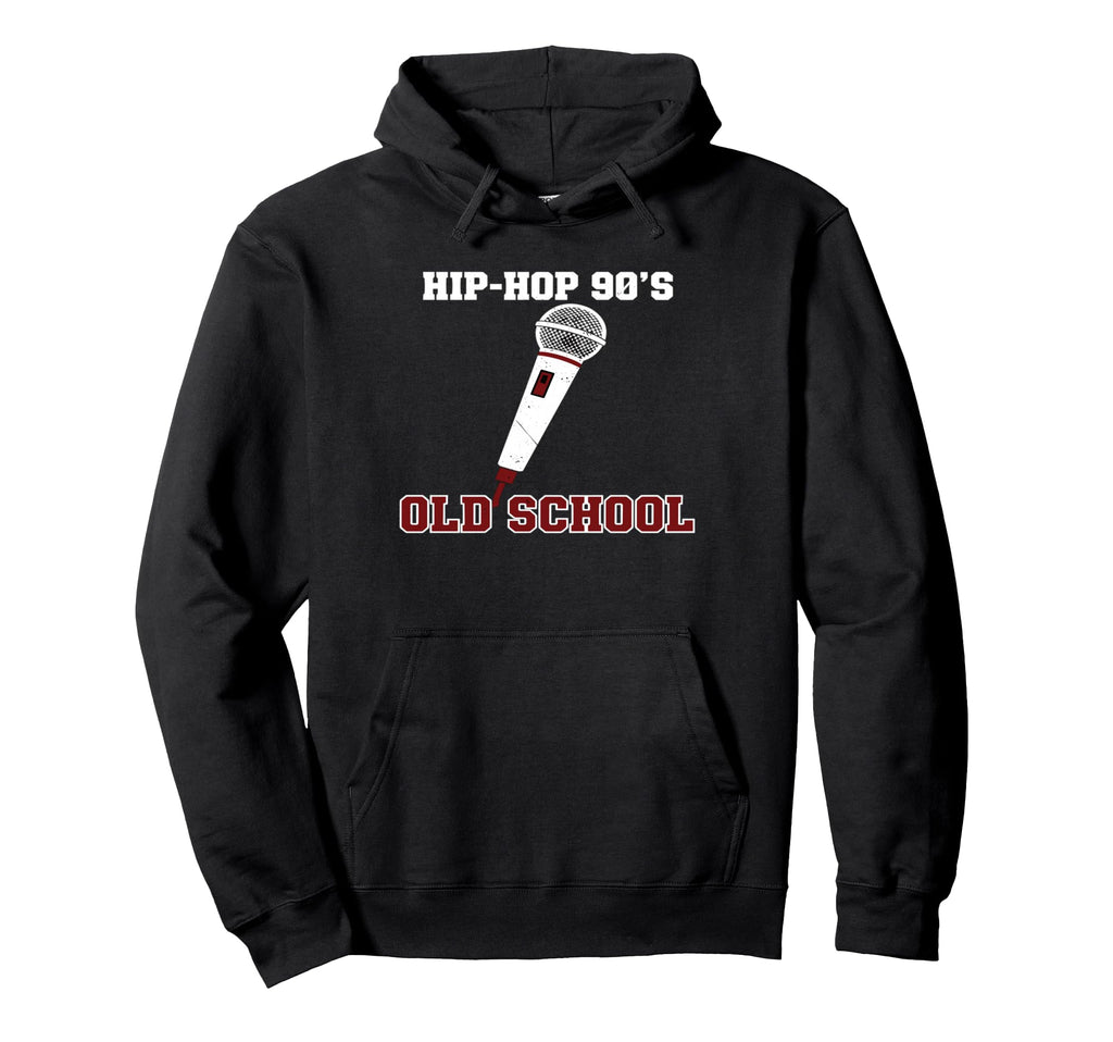 Hip Hop 90S Old School Vinyl Turntable Hoodie - Minimalist Print Unisex - T-Shirt, Sweatshirt, Hoodie