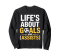 Soccer Gag Funny Art Soccer Sweatshirt - Casual Everyday Wear for Adults - T-Shirt, Sweatshirt, Hoodie