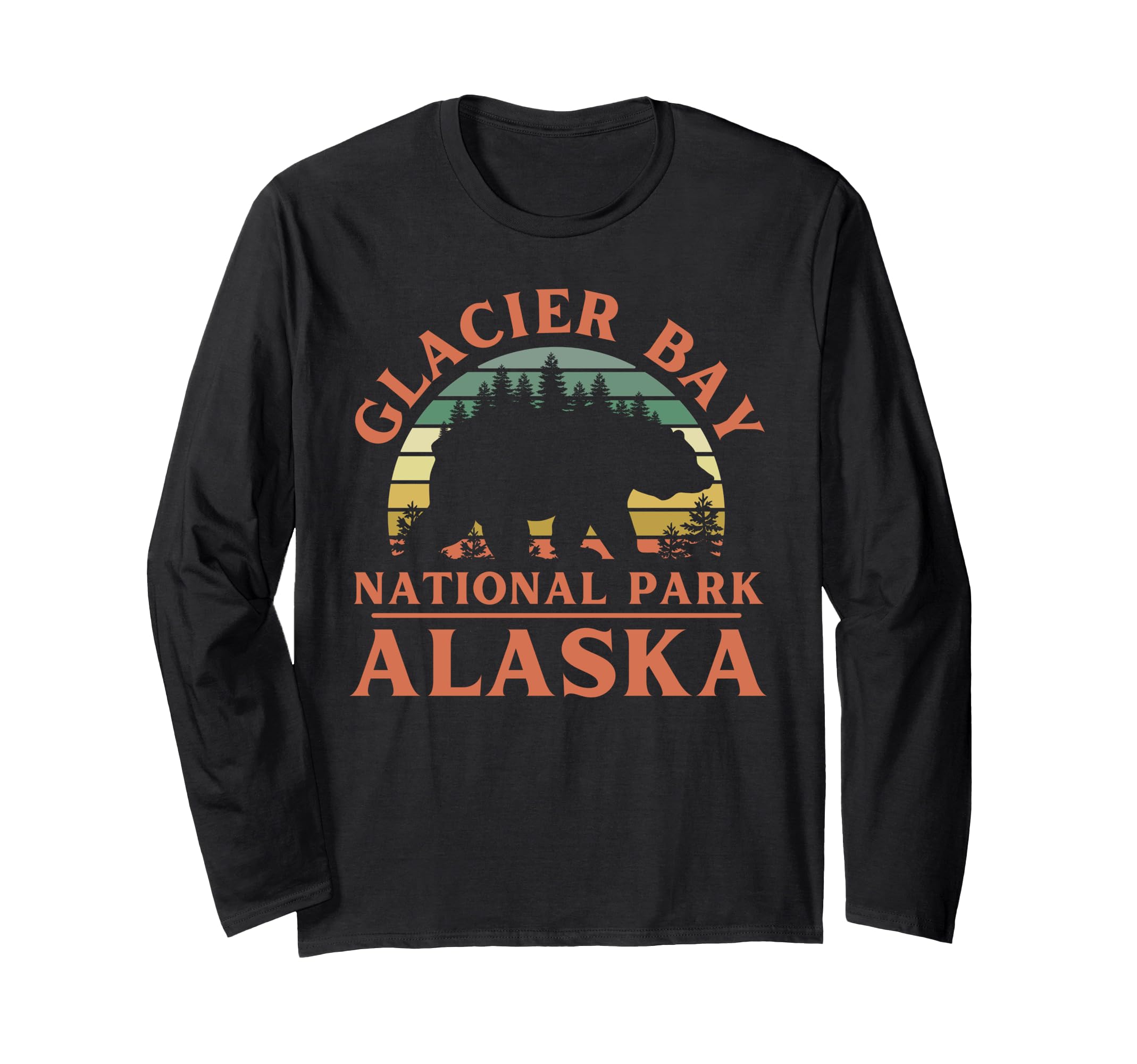 Glacier Bay National Park Alaska Usa Hoodie - Minimalist Print Unisex - T-Shirt, Sweatshirt, Hoodie