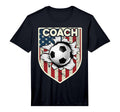Usa Flag Football Coach Funny Football T-Shirt - Streetwear Style Unisex - T-Shirt, Sweatshirt, Hoodie