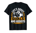 Soccer Life Is About Goals Funny Soccer T-Shirt - Trendy Graphic Unisex - T-Shirt, Sweatshirt, Hoodie