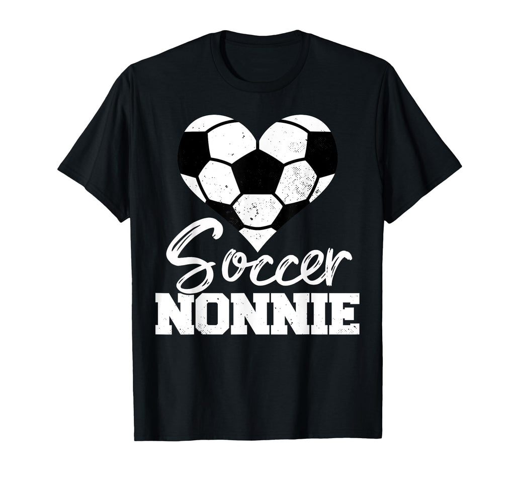 Soccer Nonnie Heart Funny Heartfelt Love T-Shirt - Trendy Graphic Unisex - T-Shirt, Sweatshirt, Hoodie