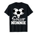 Soccer Nonnie Heart Funny Heartfelt Love T-Shirt - Trendy Graphic Unisex - T-Shirt, Sweatshirt, Hoodie
