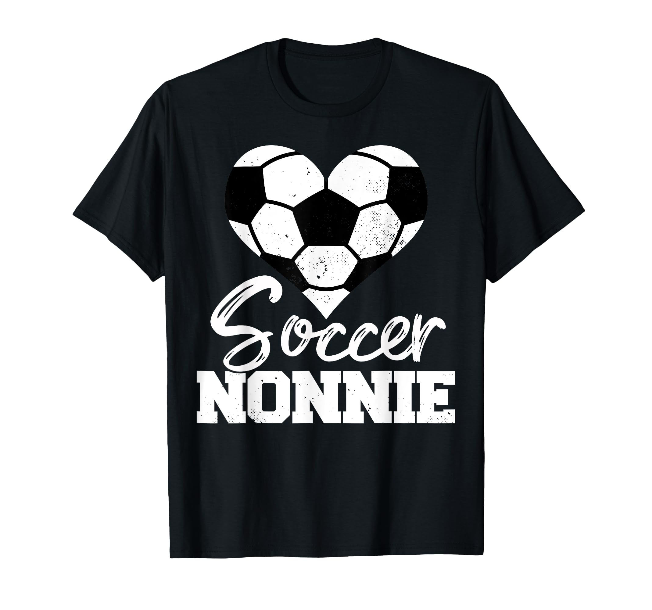 Soccer Nonnie Heart Funny Heartfelt Love T-Shirt - Trendy Graphic Unisex - T-Shirt, Sweatshirt, Hoodie