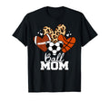 Ball Mom Funny Basketball Soccer T-Shirt - Minimalist Print Men Women - T-Shirt, Sweatshirt, Hoodie