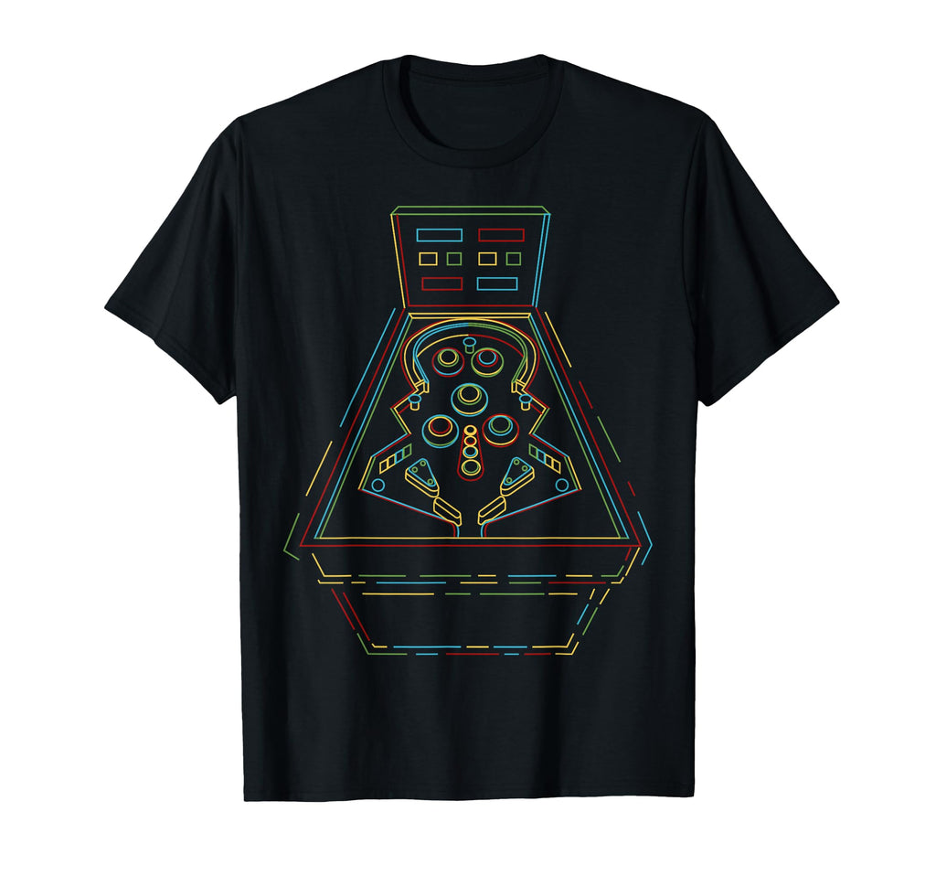 Pinball Machine Pinball Arcade Gamer T-Shirt - Minimalist Print for Adults - T-Shirt, Sweatshirt, Hoodie