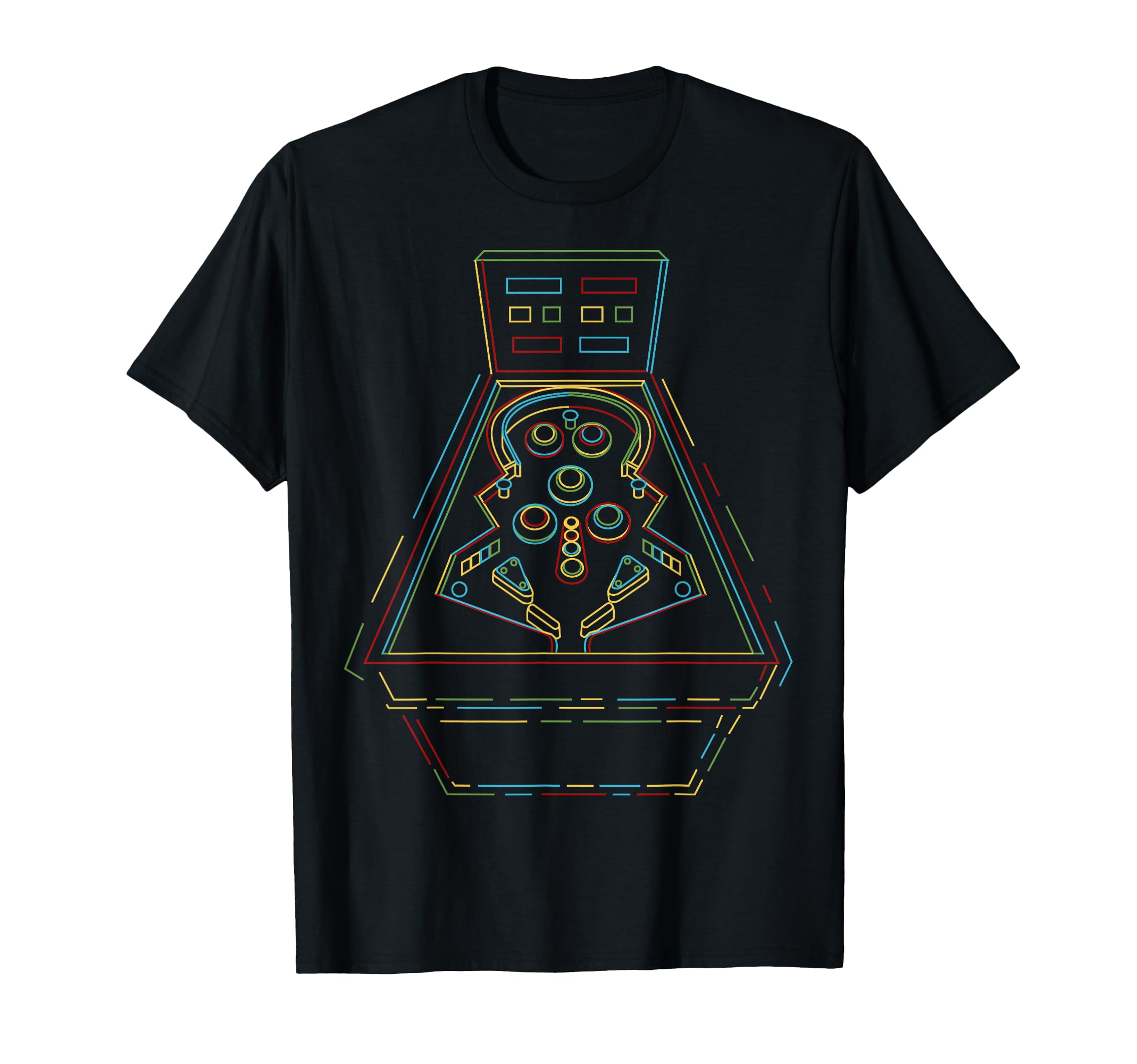Pinball Machine Pinball Arcade Gamer T-Shirt - Minimalist Print for Adults - T-Shirt, Sweatshirt, Hoodie