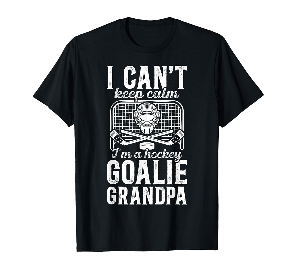 Im Hockey Goalie Grandpa Ice Hockey T-Shirt - Graphic Print for Adults - T-Shirt, Sweatshirt, Hoodie