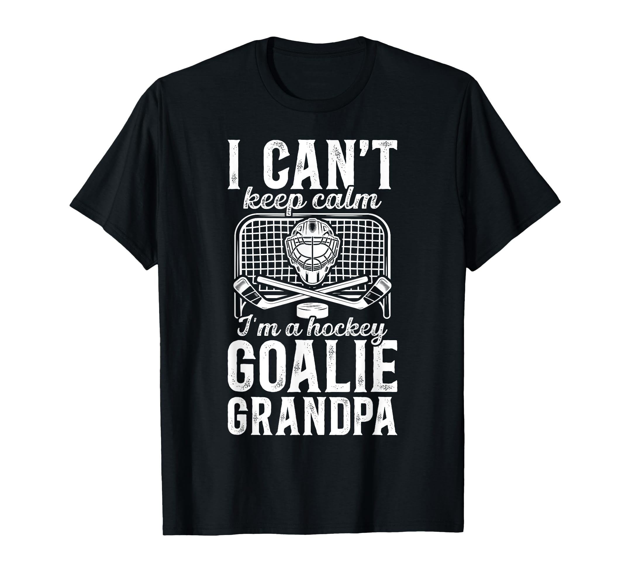 Im Hockey Goalie Grandpa Ice Hockey T-Shirt - Graphic Print for Adults - T-Shirt, Sweatshirt, Hoodie