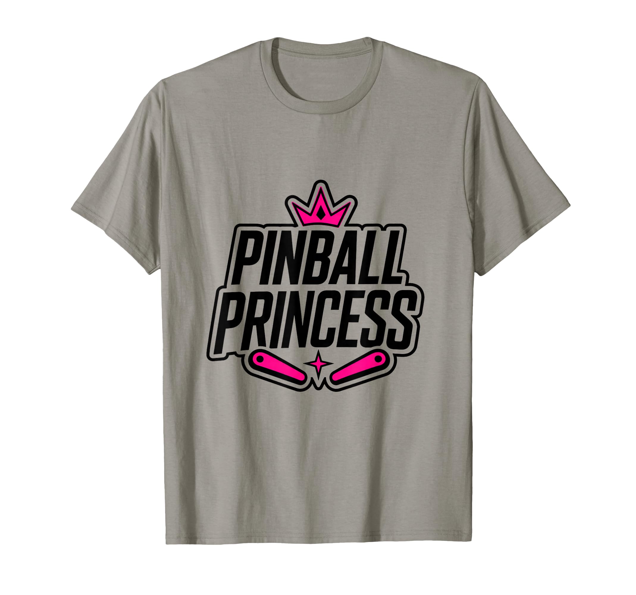 Pinball Princess Machines Funny T-Shirt - Minimalist Print for Adults - T-Shirt, Sweatshirt, Hoodie