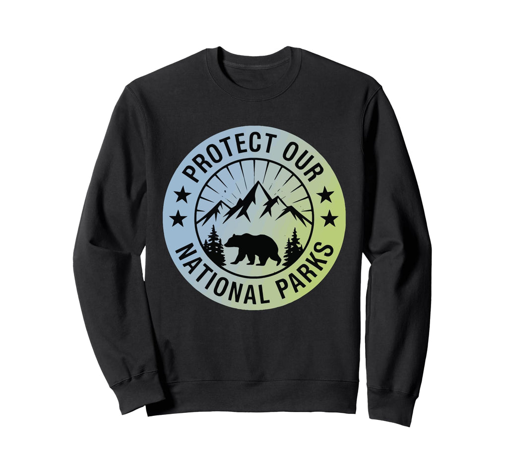 Protect Our National Parks Forest Sweatshirt - Minimalist Print Men Women - T-Shirt, Sweatshirt, Hoodie