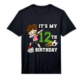 Soccer Its My 12Th Birthday American T-Shirt - Aesthetic Graphic Unisex - T-Shirt, Sweatshirt, Hoodie