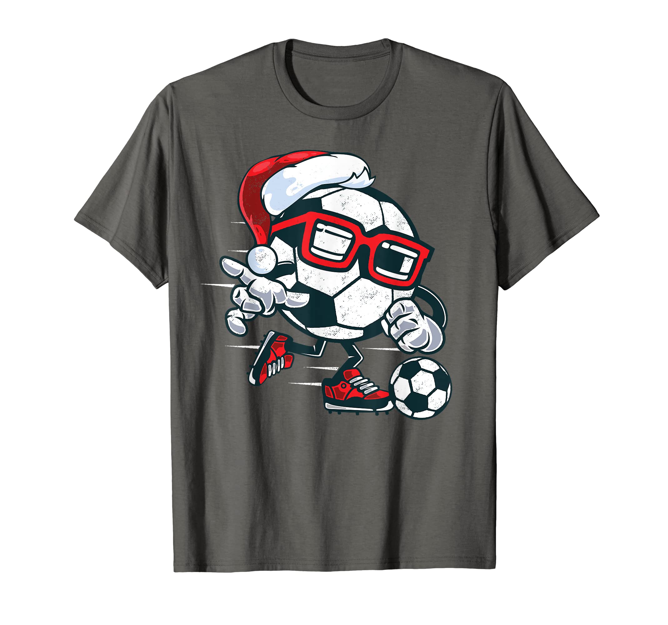 Soccer Santa And T-Shirt - Unique Graphic Men Women - T-Shirt, Sweatshirt, Hoodie