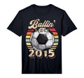 Ballin Since 2015 7Th Soccer Birthday T-Shirt - Trendy Graphic Men Women - T-Shirt, Sweatshirt, Hoodie