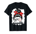 Classy Mom Life Soccer Messy Bun T-Shirt - Unique Graphic Men Women - T-Shirt, Sweatshirt, Hoodie