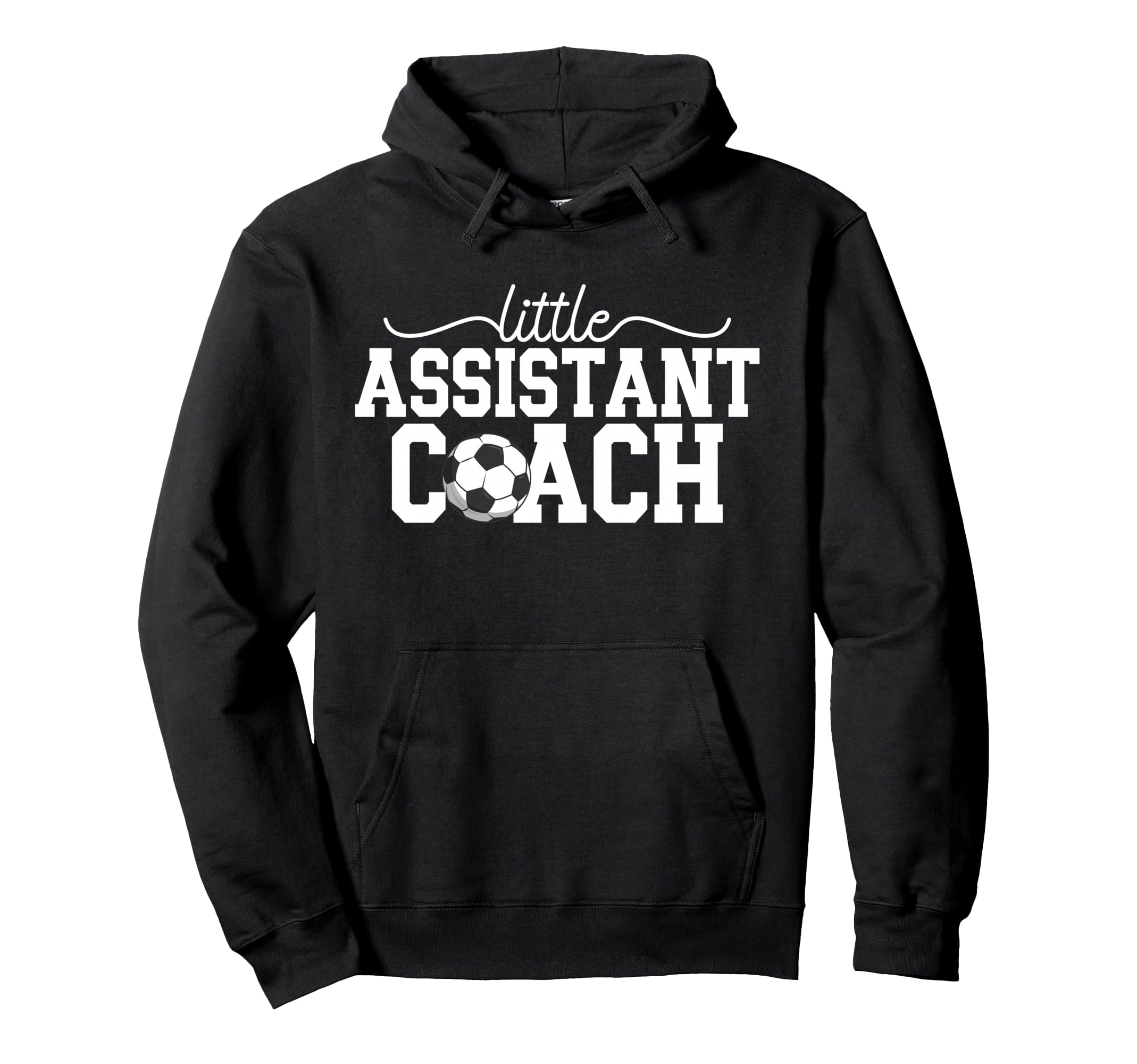 Little Assistant Coach Soccer Assistant Hoodie - Trendy Graphic Men Women - T-Shirt, Sweatshirt, Hoodie