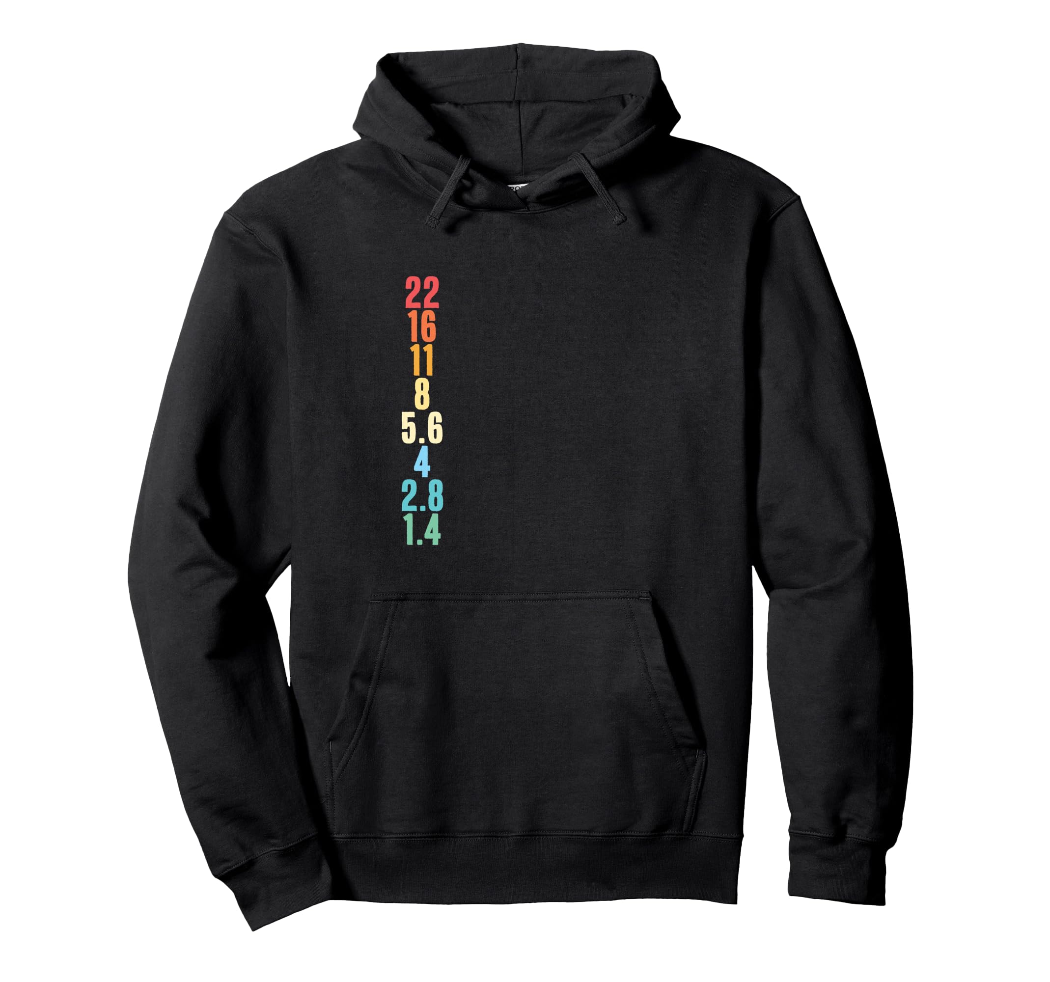 Photography Camera Settings Photographer Hoodie - Graphic Print for Adults - T-Shirt, Sweatshirt, Hoodie