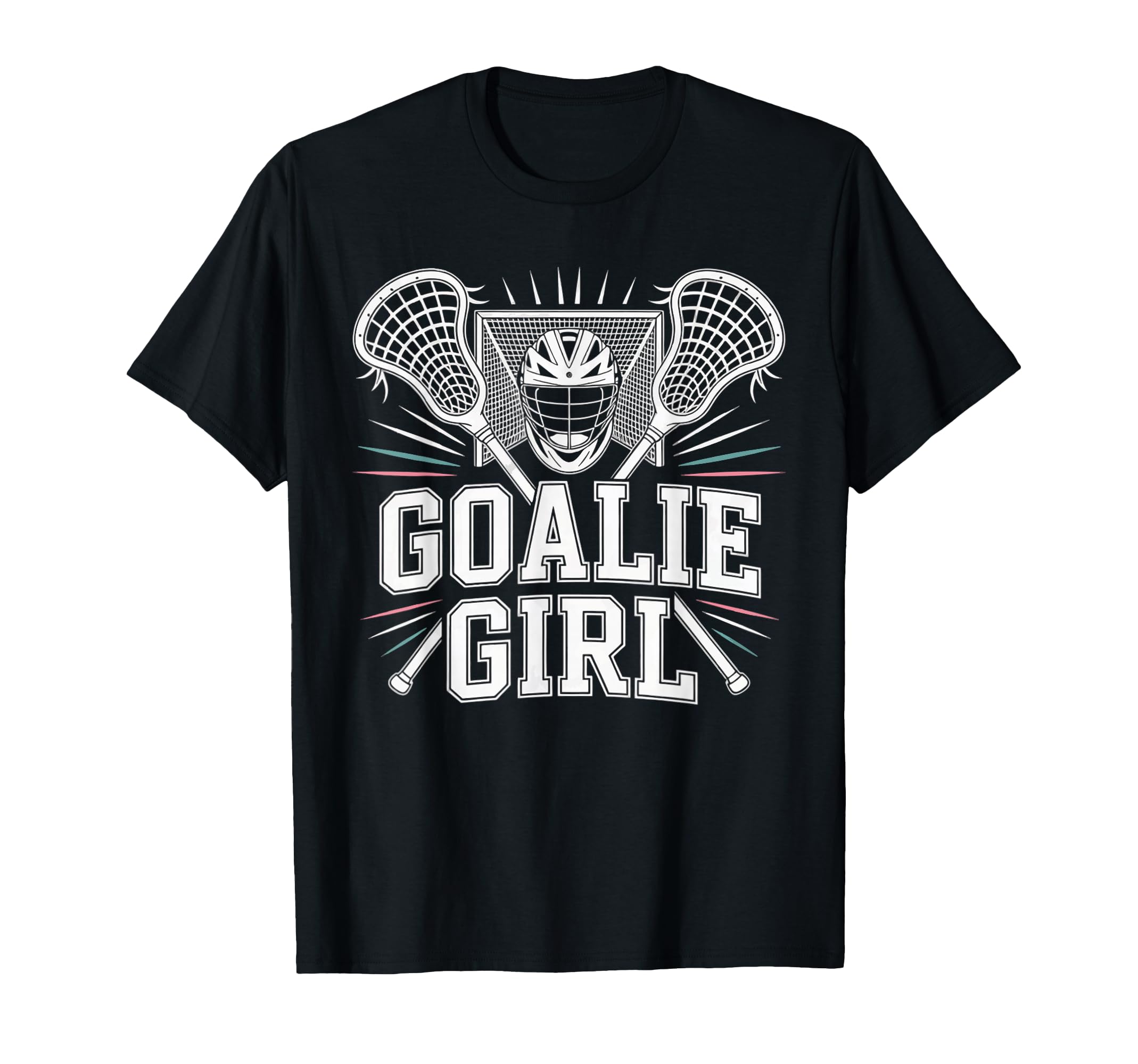 Lax Player Goalie Sports Team Lacrosse T-Shirt - Custom Art Print Men Women - T-Shirt, Sweatshirt, Hoodie