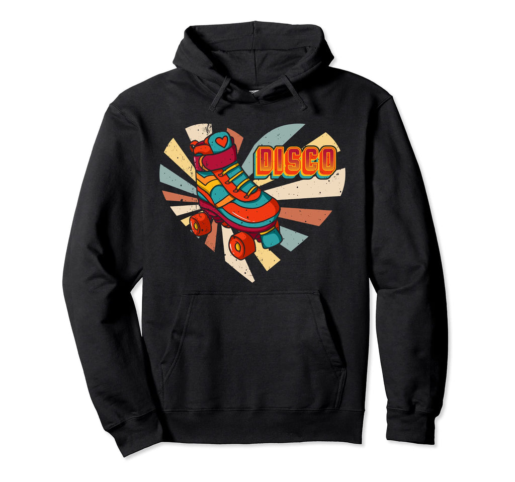 Disco Roller Love Skates Derby Hoodie - Streetwear Style for Adults - T-Shirt, Sweatshirt, Hoodie