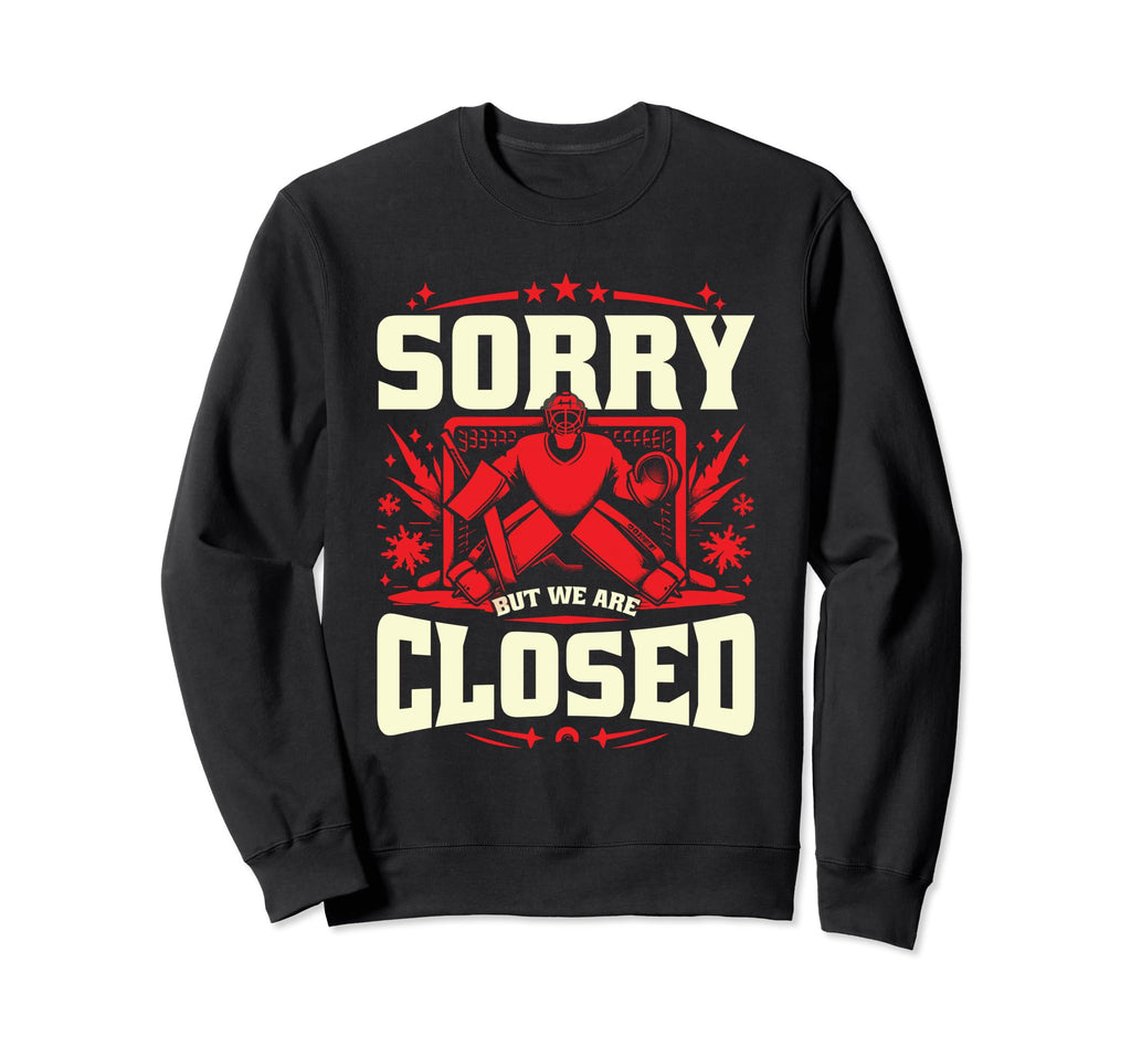 Goaltender Goalkeeper Ice Hockey Sweatshirt - Aesthetic Graphic for Adults - T-Shirt, Sweatshirt, Hoodie