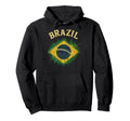 Brazil Brazilian Soccer Pride Flag Hoodie - Streetwear Style Men Women - T-Shirt, Sweatshirt, Hoodie