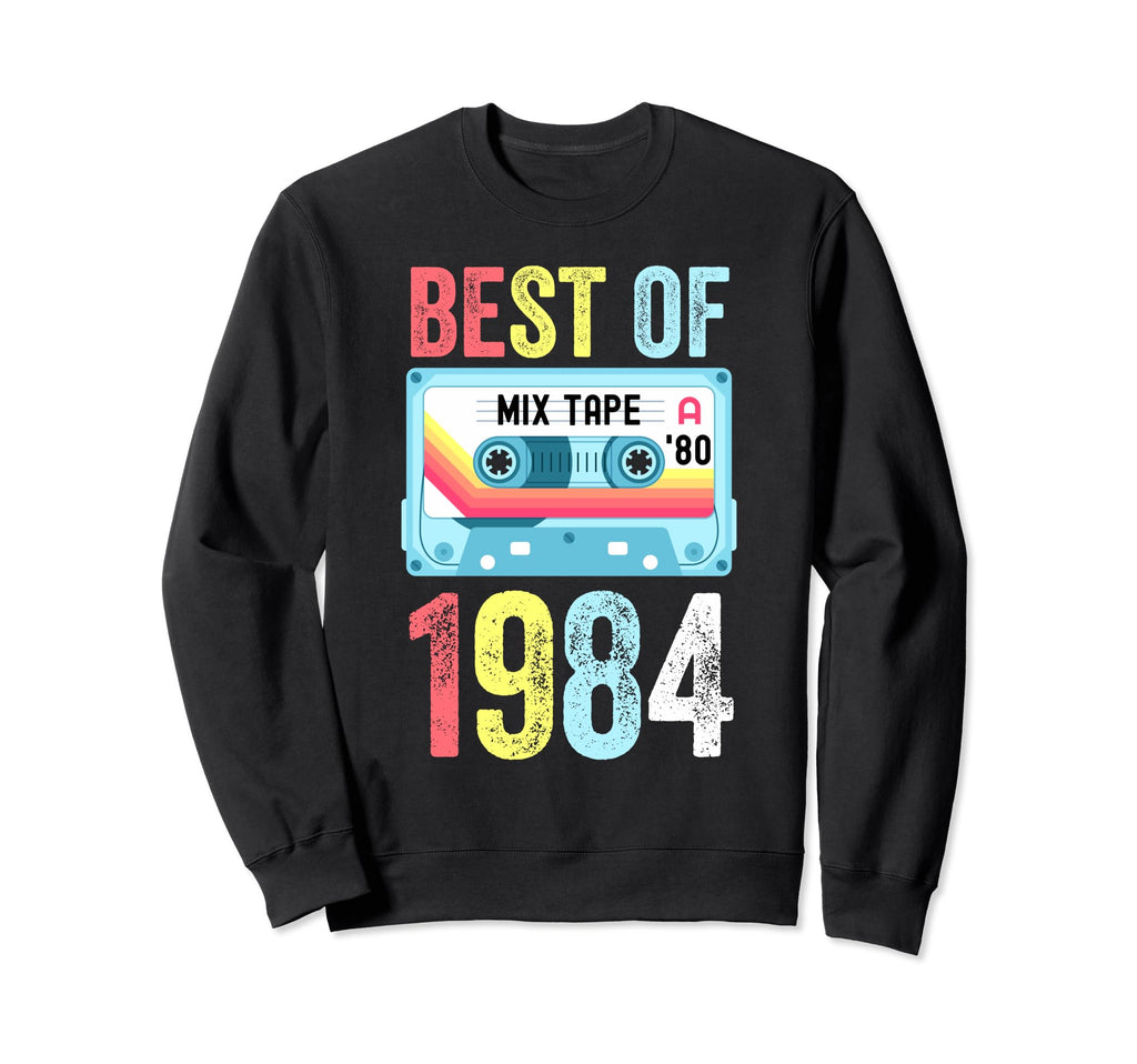 Best 1984 Cassette Tape Sweatshirt - Streetwear Style for Adults - T-Shirt, Sweatshirt, Hoodie