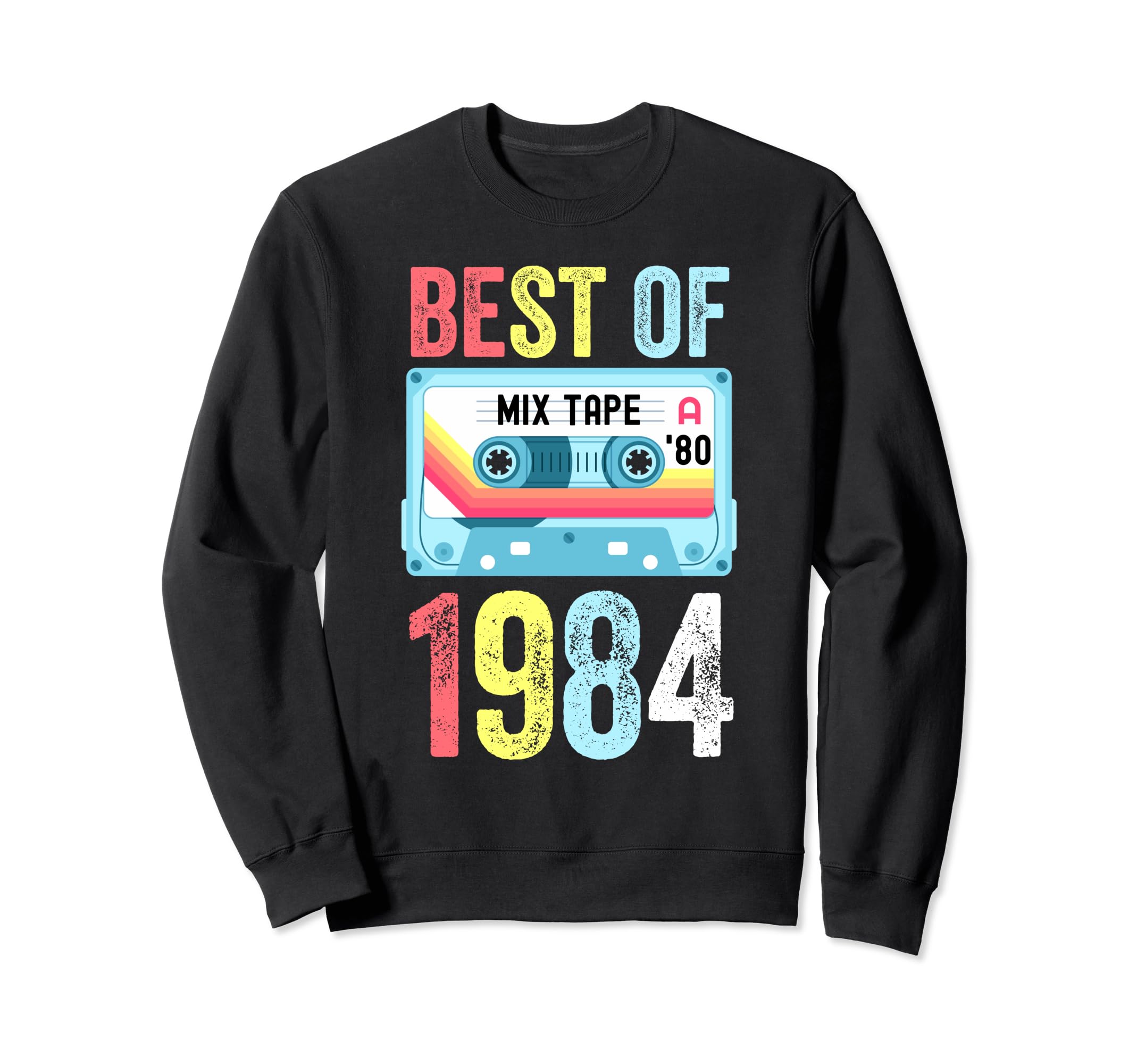 Best 1984 Cassette Tape Sweatshirt - Streetwear Style for Adults - T-Shirt, Sweatshirt, Hoodie