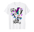 7Th Roller Skate Birthday Lets Roll T-Shirt - Minimalist Print Unisex - T-Shirt, Sweatshirt, Hoodie