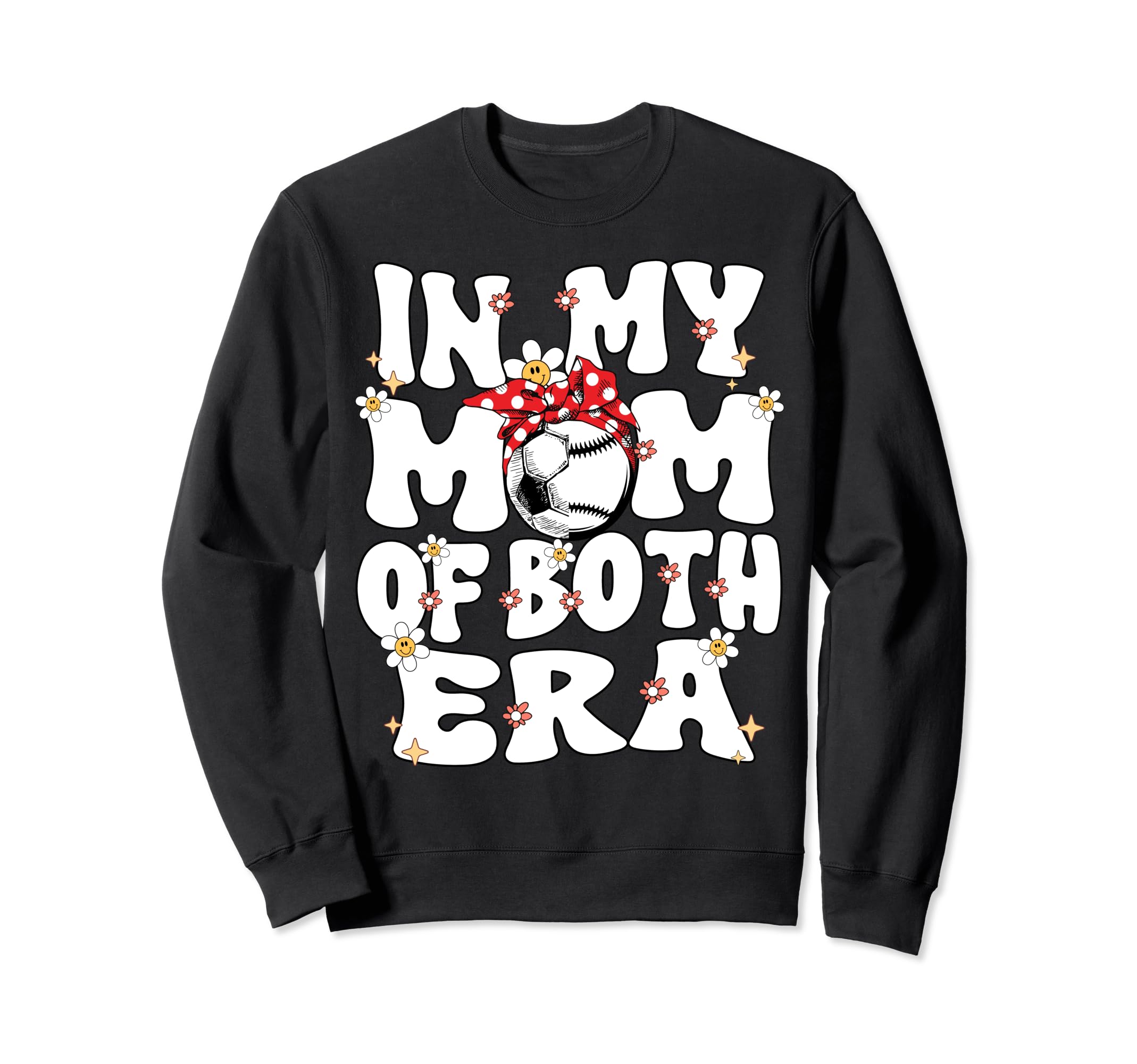 My Mom Both Era Baseball Soccer Sweatshirt - Minimalist Print Men Women - T-Shirt, Sweatshirt, Hoodie