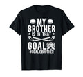 Proud Ice Hockey Goalie Brother T-Shirt - Minimalist Print Men Women - T-Shirt, Sweatshirt, Hoodie