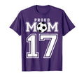 Number 17 Custom Proud Soccer Futbol T-Shirt - Minimalist Print Men Women - T-Shirt, Sweatshirt, Hoodie